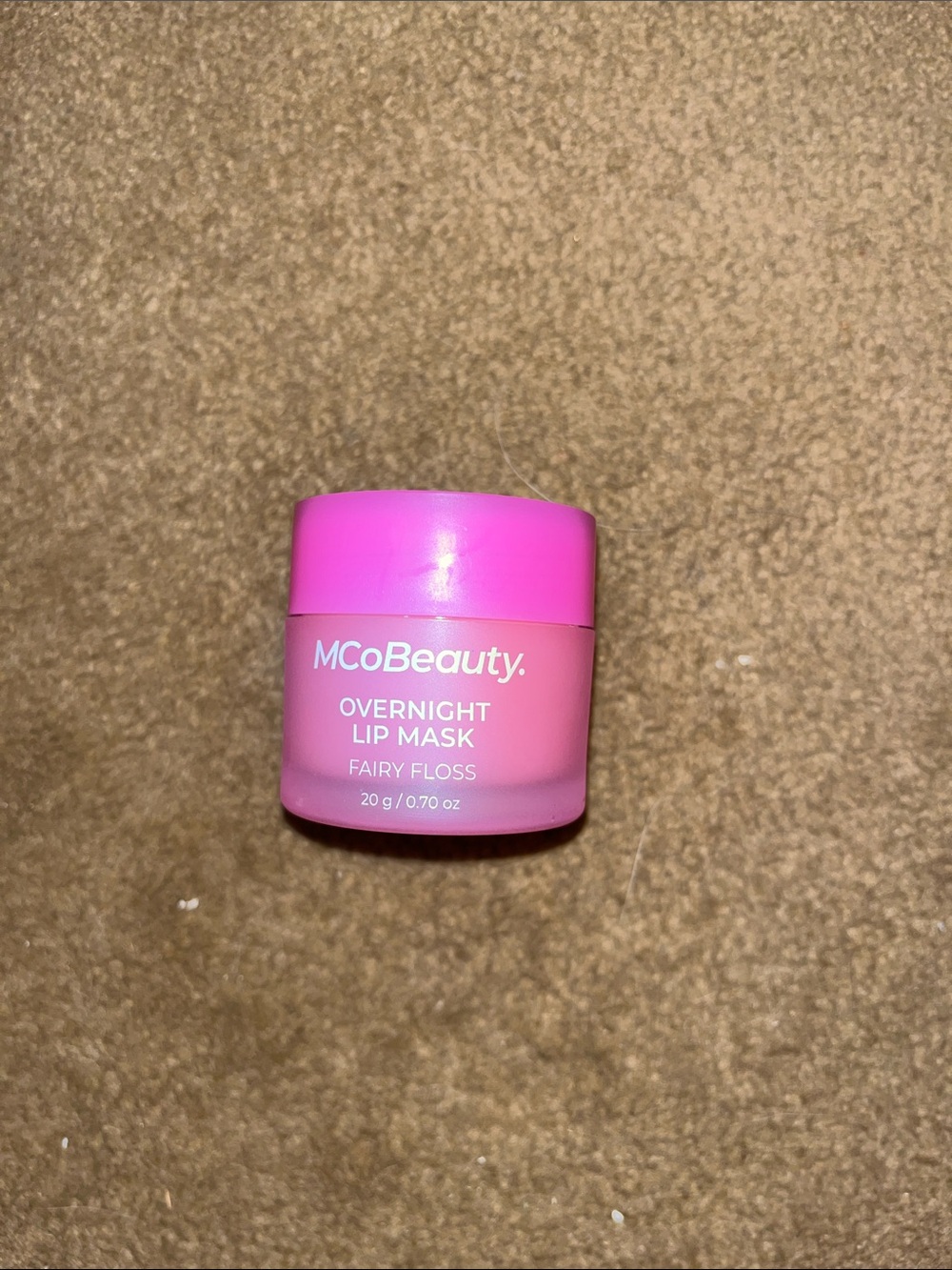MCoBeauty Overnight Lip Mask — Fairy Floss Pink